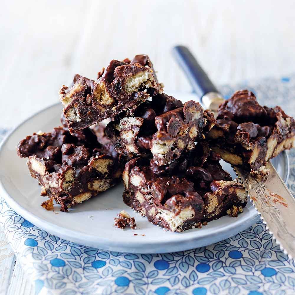 No-Bake Chocolate Squares
 &ndash; Dairy Diary by Collins Debden