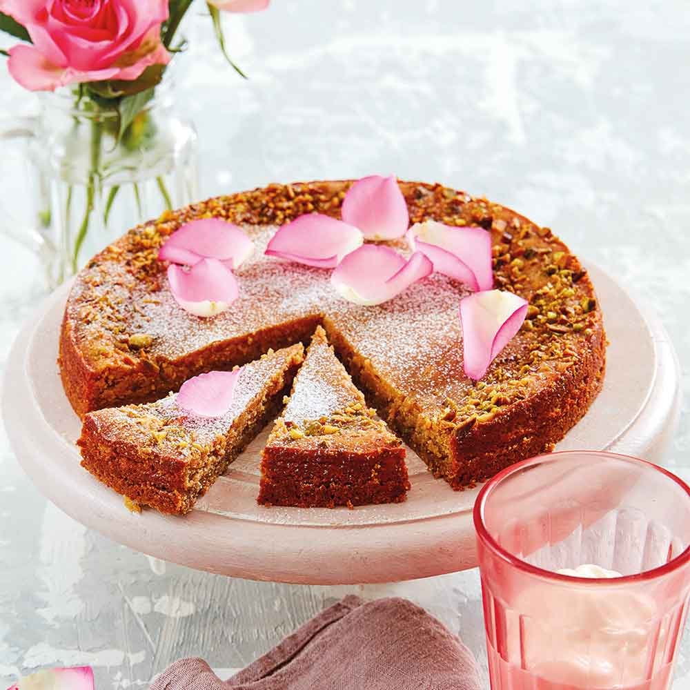 Pistachio &amp; Rose Cake
 &ndash; Dairy Diary by Collins Debden