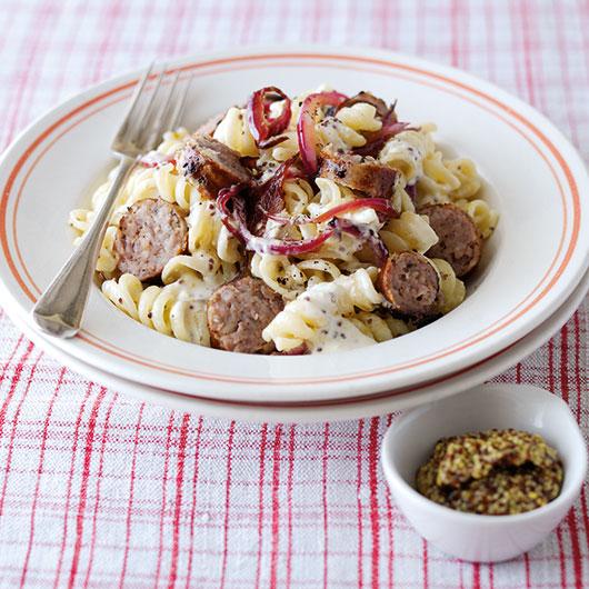 Creamy Pasta with Sausages