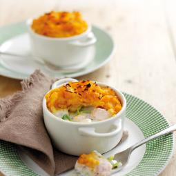 Golden-Topped Fish Pies