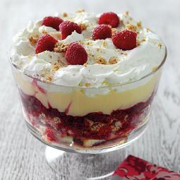 Raspberry Amaretto Trifle