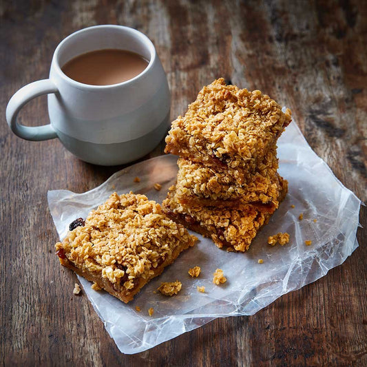 apple flapjack tart