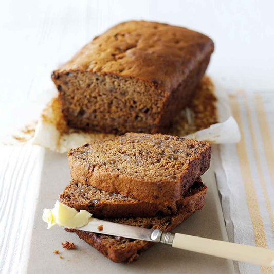 Banana & Sultana Loaf,Elderflower and Mint Iced Tea