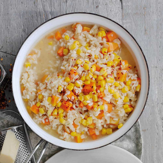 Butternut Squash & Sweetcorn Risotto