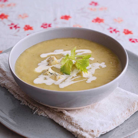 Celery, Stilton & Pear Soup