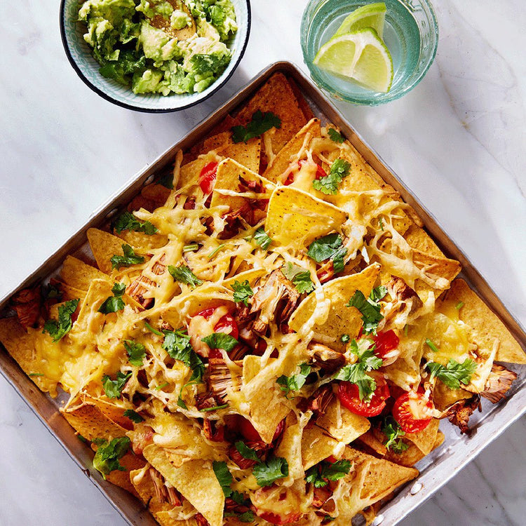 fans of snacks Jackfruit Nachos