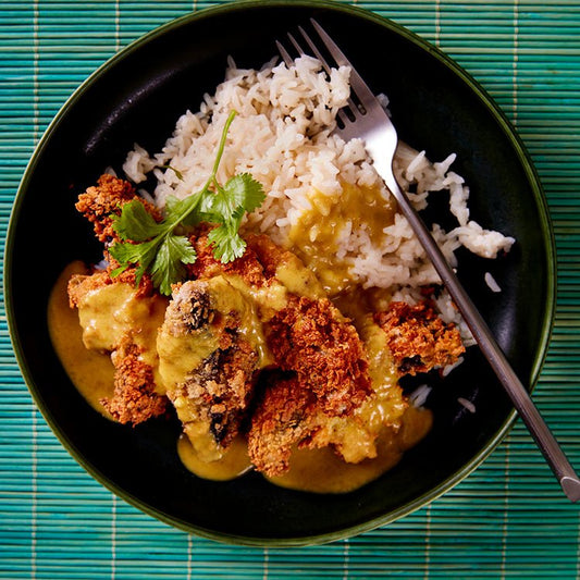 Crispy Mushroom Katsu Curry