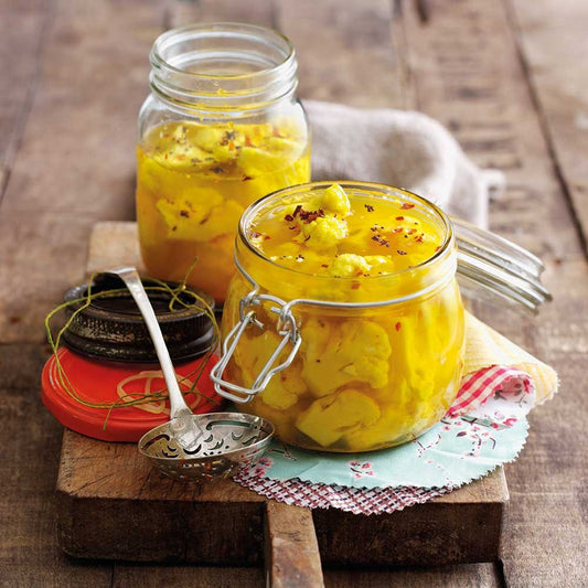 ,Turmeric Pickled Cauliflower