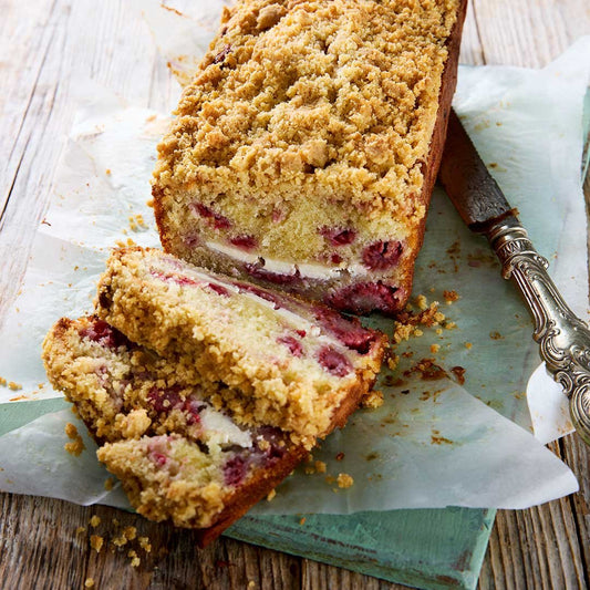 Raspberry Streusel Cake