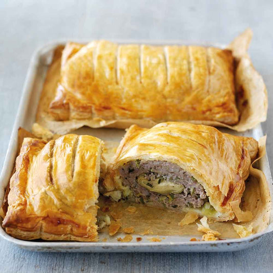 Sausage & Artichoke Rolls