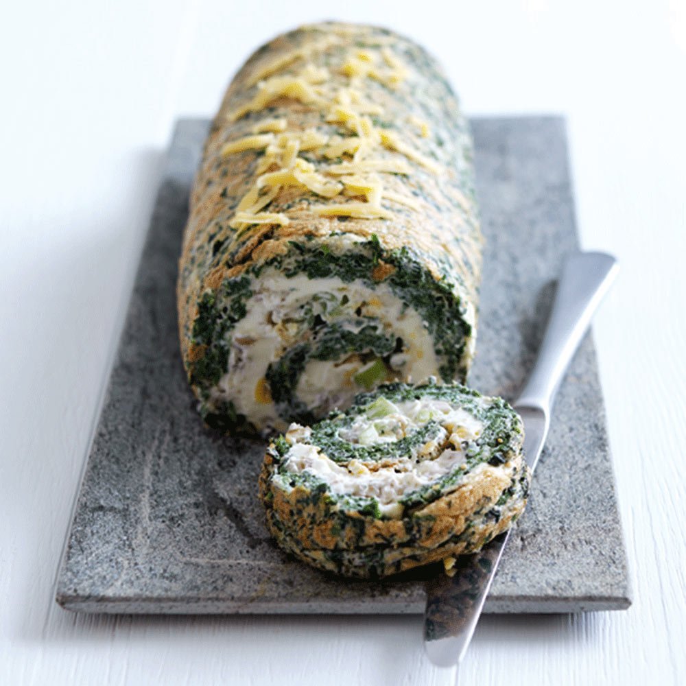 Spinach and Cheese Roulade – Dairy Diary by Collins Debden