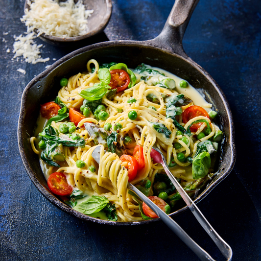 Spring Greens Spaghetti
