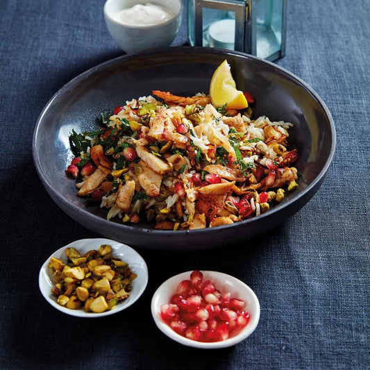 Tahini Turkey with Persian Rice