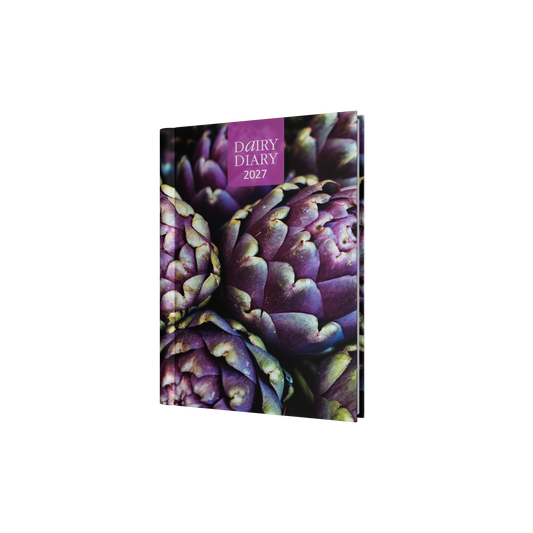 Dairy Diary 2027 & Bookstand Bundle - Vegetable