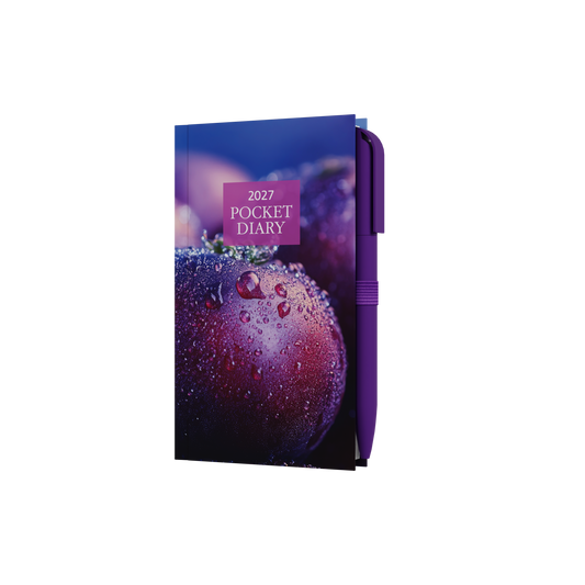 Pocket Diary 2027 & Notebook Set -  Vegetable - (Online Exclusive Design)