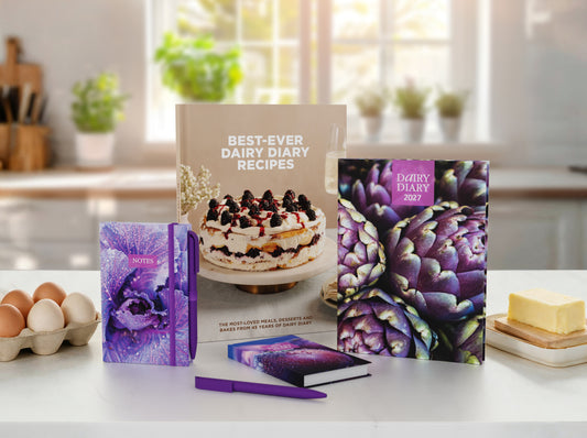 Dairy Diary Set 2027 Vegetable & Best Ever Dairy Diary Cookbook Bundle