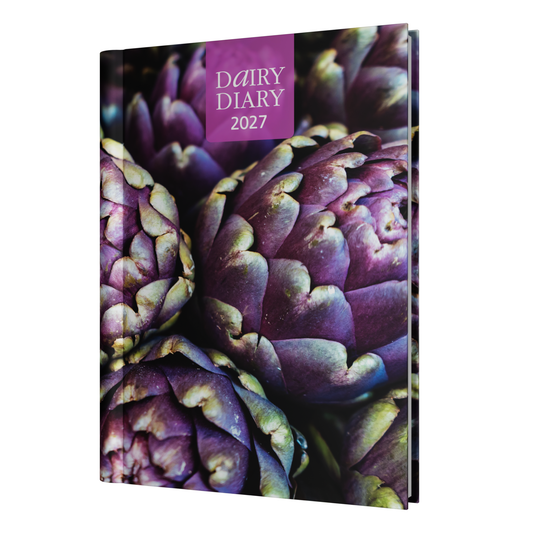 Dairy Diary Set 2027 Vegetable Edition & Best Ever Dairy Diary Cookbook Bundle. Perfect For Busy families Home cooks Kitchen organisation & thoughtful gifting.
