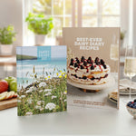 Dairy Diary 2027 Coastal Flowers Edition with the Best Ever Dairy Diary Cookbook. A perfect bundle for planning, cooking and gifting. Stay organised all year.