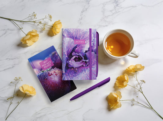 Pocket Diary 2027 & Notebook Set -  Vegetable - (Online Exclusive Design)