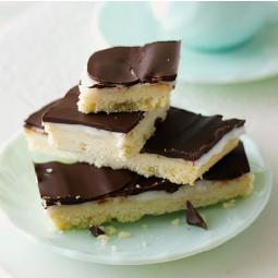 Chocolate Mint Biscuit Bars