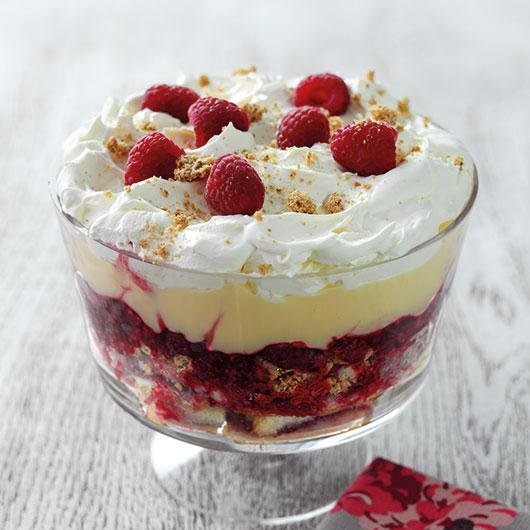 Raspberry Amaretto Trifle