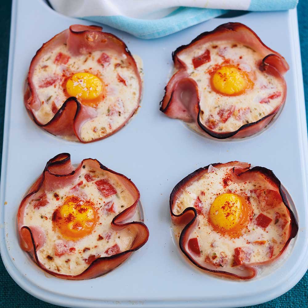 Baked Ham &amp; Eggs - a Dairy Diary recipe