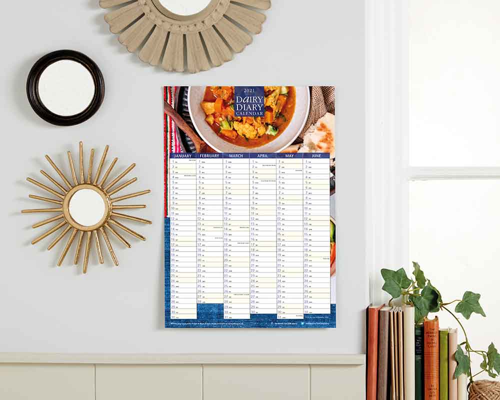 Dairy Diary Wall Planner