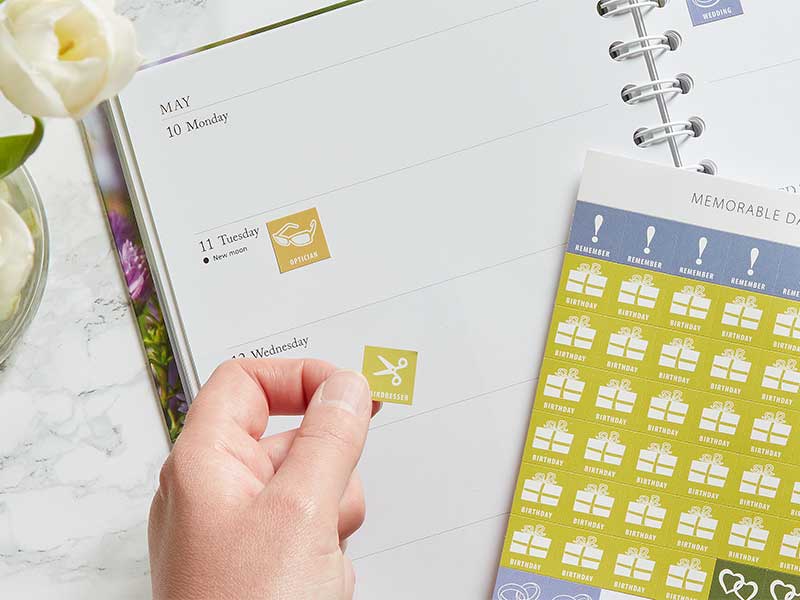 Dairy Diary useful reminders and planners