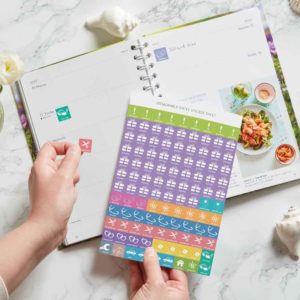 Dairy Diary 2021 with stickers