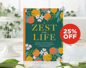 Save 25% on A Zest For Life