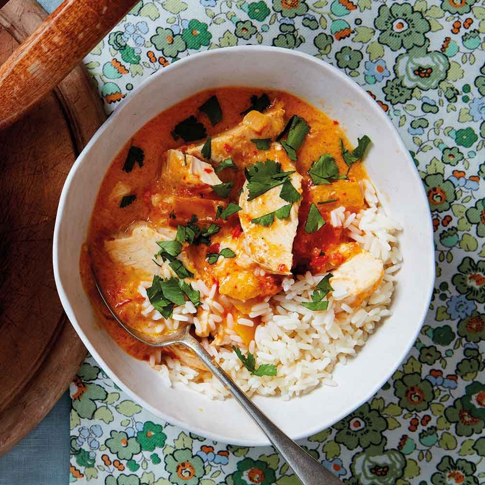 Chicken with Creamy Chilli Pepper Sauce