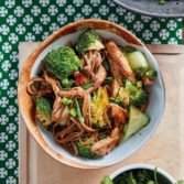 Pork & Broccoli Noodles with Japanese Flavours