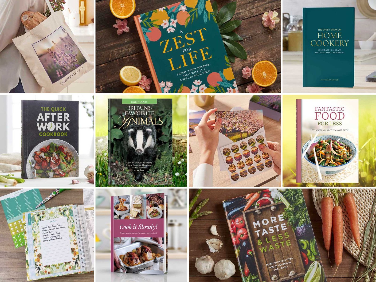 Bestselling Cookbooks from the Dairy Diary