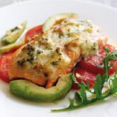 Baked Salmon Tricolore